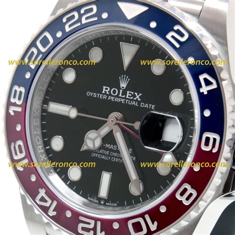 ce rolex gmt rosso blu usato|GMT Master 2 Jubilee Ghiera Pepsi Cerachrom 40mm.